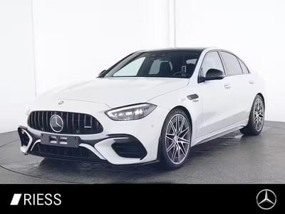 Gebraucht Mercedes C63 AMG AMG 476 PS (350 kW) 2024 Manufaktur lack manufaktur opalithweiß bright Limousine
