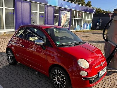 Gebraucht Fiat 500 69 PS (50 kW) 2009 Rot Cabrio