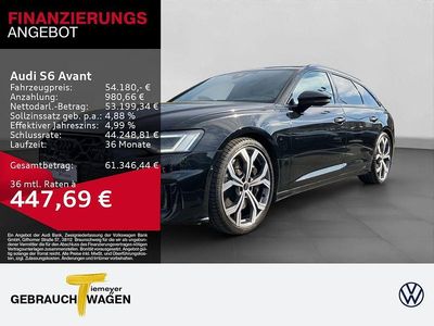 Second-hand Audi S6 Ambiente 344 CP (253 kW) 2024 Negru Break