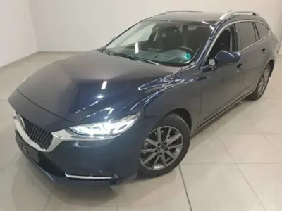 Gebraucht Mazda 6 Exclusive-Line 194 PS (142 kW) 2024 Deep crystal blue (metallic) Kombi