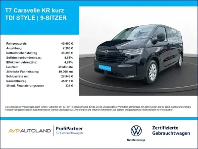 Gebraucht VW T7 Style 150 PS (110 kW) 2025 Schwarz Van