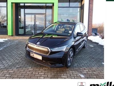 Schwarz (black magic) Gebraucht 2021 Skoda Enyaq iV Loft SUV | 25.890 € (Fairer Preis)