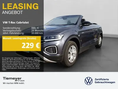 Gebraucht VW T-Roc Cabriolet Goal 150 PS (110 kW) 2025 Grau Cabrio