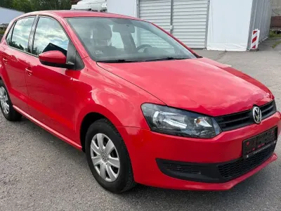 Gebraucht VW Polo Trendline 60 PS (44 kW) 2010 Rot Kleinwagen