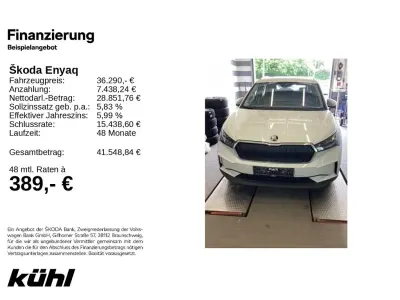 Gebraucht Skoda Enyaq iV Loft 150 kW (204 PS) 2023 Moonweiss metallic SUV