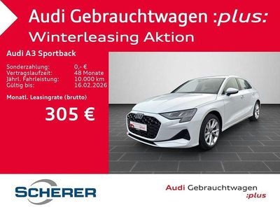 Gletscherweiß metallic (metallic) Gebraucht 2025 Audi A3 Ambiente Limousine | 32.900 € (Guter Preis)