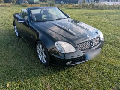 Gebraucht Mercedes SLK200 163 PS (119 kW) 2002 Schwarz Cabrio