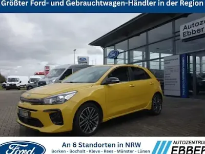 Occasion Kia Rio GT-Line 120 ch (88 kW) 2020 Jaune Berline
