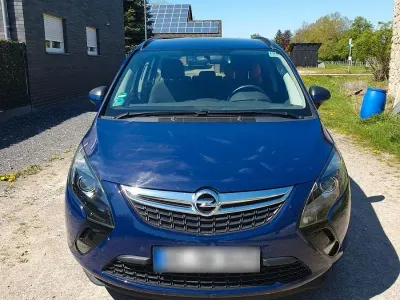 Gebraucht Opel Zafira Tourer Active 116 PS (85 kW) 2012 Blau Van / Kleinbus