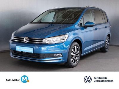 Gebraucht VW Touran United 150 PS (110 kW) 2020 Blau Van / Kleinbus