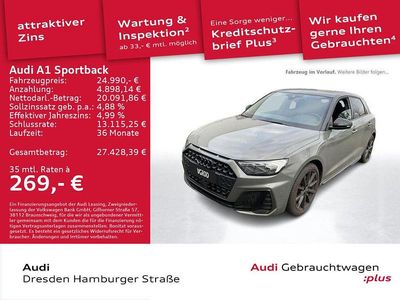 Gebraucht Audi A1 Sportback S-Line 207 PS (152 kW) 2022 Chronosgrau metallic Kleinwagen