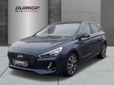 gebraucht Hyundai i30 Premium Rückfahrkamera Panorama Navi LED ACC Apple CarPlay Android Auto Mehrzonenklima