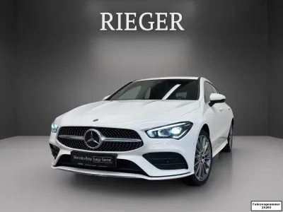 Gebraucht Mercedes CLA250 AMG line 160 PS (117 kW) 2021 Weiß Coupé