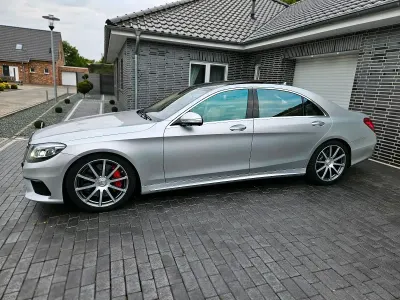 Brugt Mercedes S63L AMG AMG 585 HK (430 kW) 2015 Sølv Sedan
