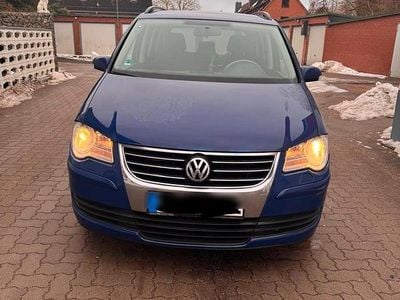 Gebraucht VW Touran 105 PS (77 kW) 2009 Blau Van / Kleinbus