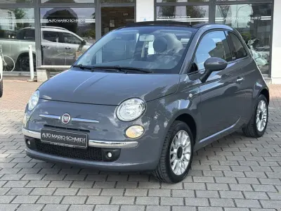 Gebraucht Fiat 500 Lounge 69 PS (50 kW) 2013 Grau colore interno (grey/black) Cabrio