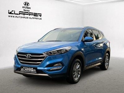 Gebraucht Hyundai Tucson Intro Edition 177 PS (130 kW) 2016 Blau SUV