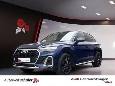 Gebraucht Audi Q5 S-Line 367 PS (269 kW) 2022 Navarrablau metallic SUV