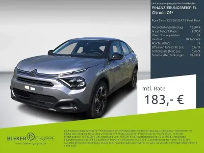 Gebraucht Citroën C4 Feel 131 PS (96 kW) 2021 Lack grau artense/typ aussenve Limousine