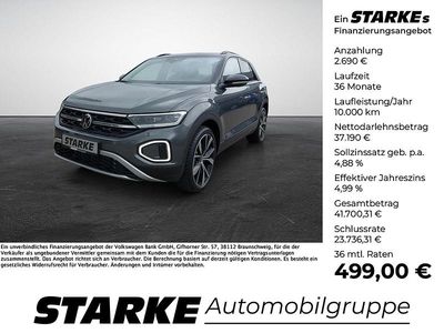Gebraucht VW T-Roc Style 150 PS (110 kW) 2024 Schwarz (deep black perleffekt) SUV