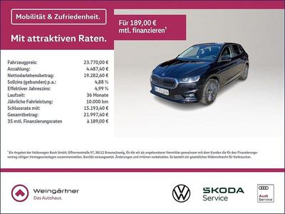 Gebraucht Skoda Fabia Drive 116 PS (85 kW) 2025 Schwarz Kleinwagen