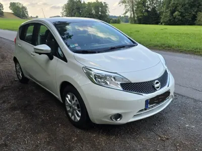 Gebraucht Nissan Note Acenta 80 PS (58 kW) 2014 Weiß Kleinwagen