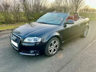 Brugt Audi A3 Cabriolet Ambition 160 HK (117 kW) 2008 Sort Cabriolet