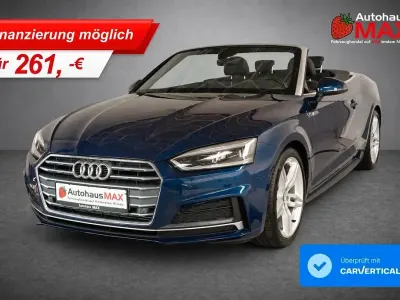 Gebraucht Audi A5 Cabriolet S-Line 190 PS (139 kW) 2018 Blau Cabrio