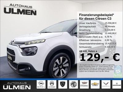 Gebraucht Citroën C3 Shine 110 PS (80 kW) 2023 Weiss Limousine