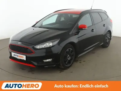 Brugt Ford Focus ST-Line 125 HK (91 kW) 2016 Sort Stationcar