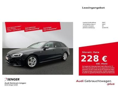 Gebraucht Audi A4 S-Line 150 PS (110 kW) 2024 Schwarz Kombi