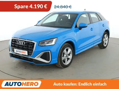 Brugt Audi Q2 S-Line 116 HK (85 kW) 2022 Blå SUV