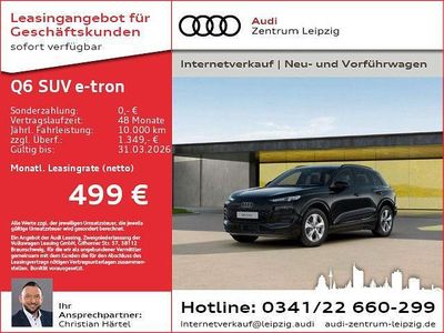 Neu Audi Q6 e-tron Sport 185 kW (252 PS) 2026 Schwarz SUV