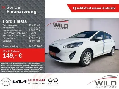 Gebraucht Ford Fiesta Cool & Connect 75 PS (55 kW) 2020 Weiss Kleinwagen