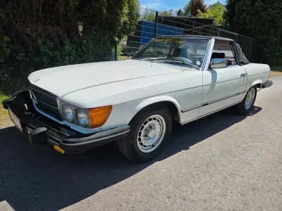 Gebraucht Mercedes SL380 204 PS (150 kW) 1985 Weiß Cabrio