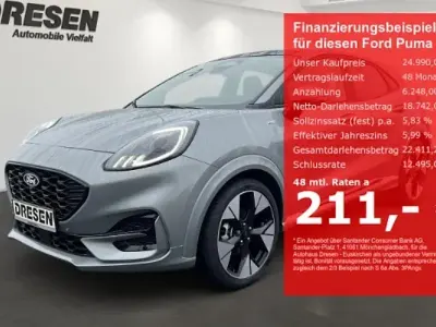 Neu Ford Puma ST-Line 125 PS (91 kW) 2025 Silber SUV