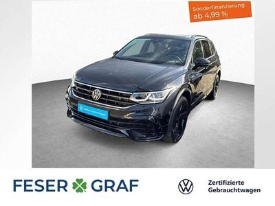 Deep black perleffekt Gebraucht 2024 VW Tiguan Allspace R-line SUV | 37.450 € (Superpreis)