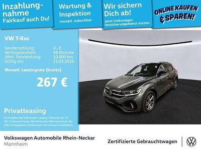 Gebraucht VW T-Roc R-line 110 PS (80 kW) 2023 Indiumgrau metallic SUV