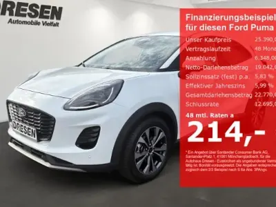 Neu Ford Puma Titanium 125 PS (91 kW) 2026 Weiss SUV