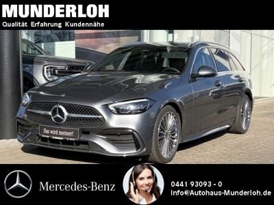 Gebraucht Mercedes C300 AMG line 265 PS (194 kW) 2023 Metalliclack selenitgrau Kombi