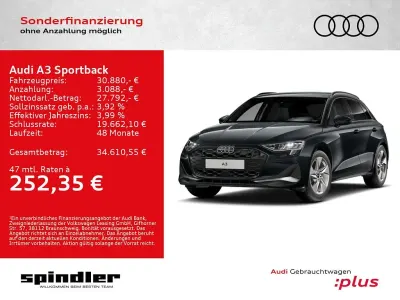 Gebraucht Audi A3 Advanced Plus 150 PS (110 kW) 2025 Manhattangrau metallic Limousine