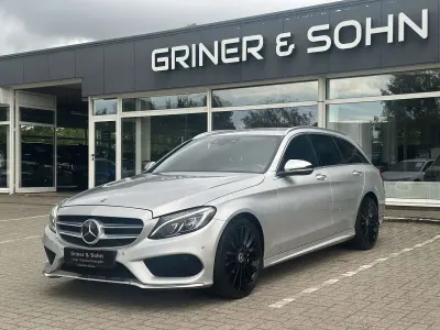 Gebraucht Mercedes C220 AMG 170 PS (125 kW) 2015 Iridiumsilber  metallicl Kombi