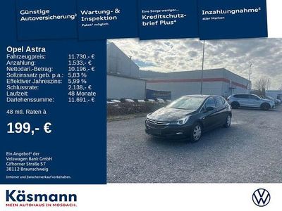 Gebraucht Opel Astra Dynamic 150 PS (110 kW) 2016 Karbonschwarz graphit metallic (metallic) Limousine