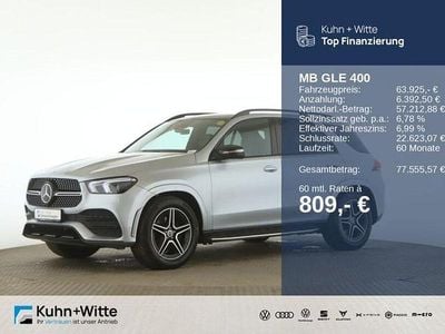 Usata Mercedes GLE400 330 CV (242 kW) 2022 Argento SUV