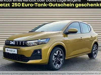 Nouă Dacia Sandero Journey 122 CP (89 kW) 2026 Galben Berlinǎ