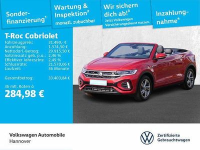 Gebraucht VW T-Roc Cabriolet R-line 150 PS (110 kW) 2025 Rot Cabrio