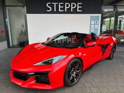 Nouă Corvette Z06 646 CP (475 kW) 2025 Roșu Cabrio