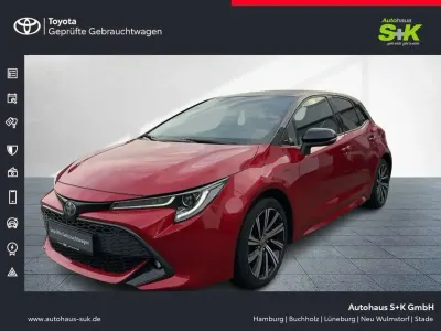 Gebraucht Toyota Corolla Team 184 PS (135 kW) 2022 Karminarot metallic, dach schwarz Limousine