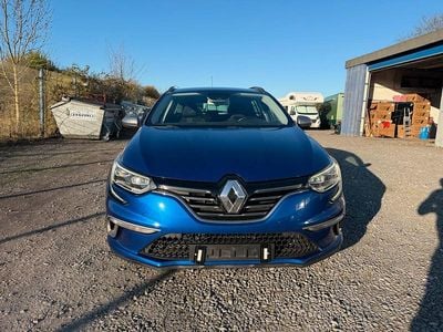 Gebraucht Renault Mégane GrandTour GT-Line 131 PS (96 kW) 2017 Blau Kombi