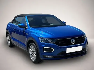 Gebraucht VW T-Roc Cabriolet R-line 150 PS (110 kW) 2020 Blau Cabrio